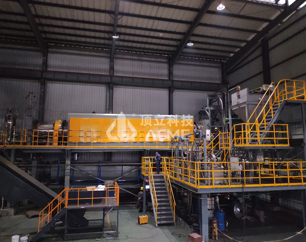 廢電池熱解回收成套裝備(還原/焙燒) 廢電池熱解回收成套裝備(還原/焙燒)